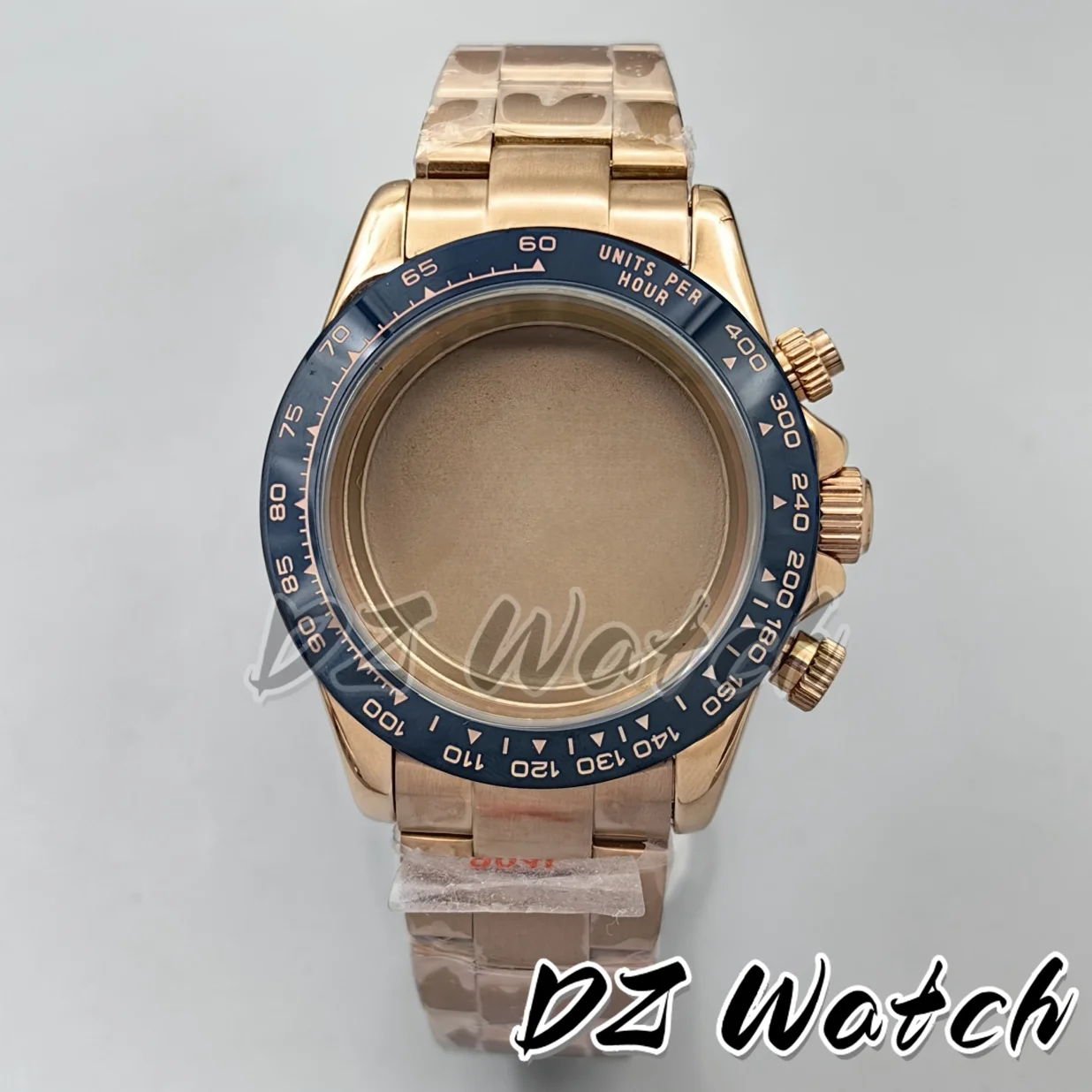 

DZ 39 мм DTN стальной корпус с хронографом для дайвинга, ремешок для часов, синий керамический безель, подходит для VK63 VK63A, корпус для часов с механизмом, аксессуары, детали