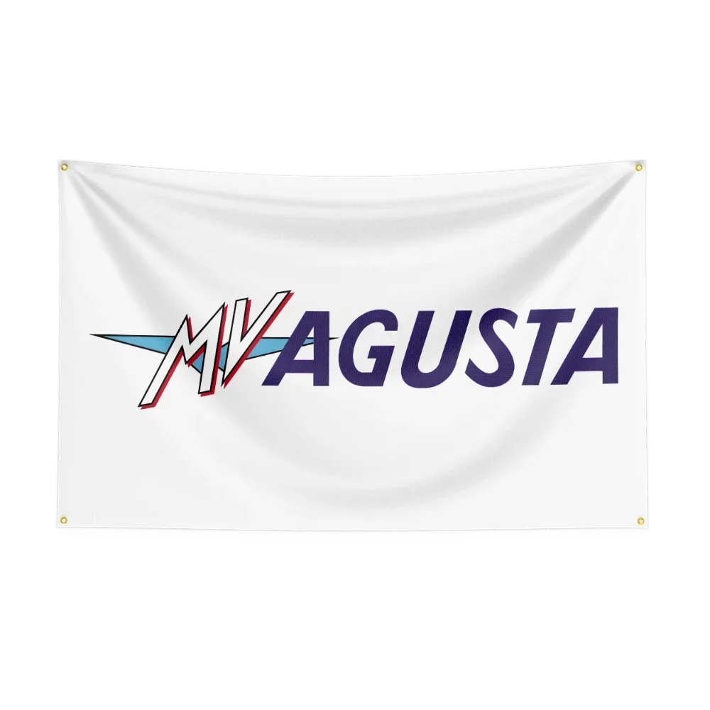 90 x150cm MV AgustaS Motorcycle Flag Polyester Printed Banner For Decor