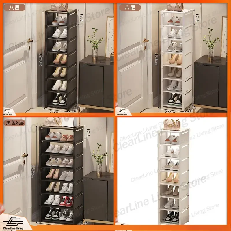 Multi-layer Shoe Rack Storage Shelf Simple Household Entryway Indoor Dormitory Rental Space-saving Small Apartment Shoe