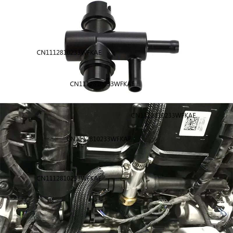 For BMW S1000XR S1000RR S1000R Aluminum Motorcycle Tee Pipe Throttle Bodies Fuel Distributor