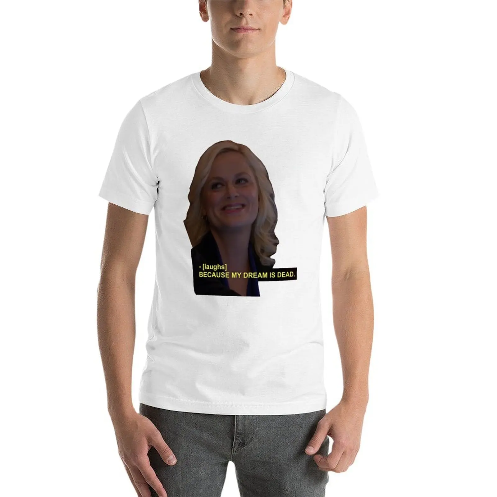 رجل عادية قمصان مطبوعة قمصان تي ليزلي جرافيك الرجال قمصان تي شيرت رجل للرجل تي ل Knope #3