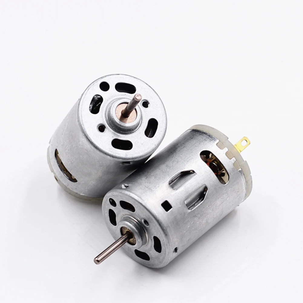 RS385 12V DC Motor 12000RPM High Speed Micro DC Motor Brushed Metal Stainless Steel Gear Motor for Electric Appliance Tools Part