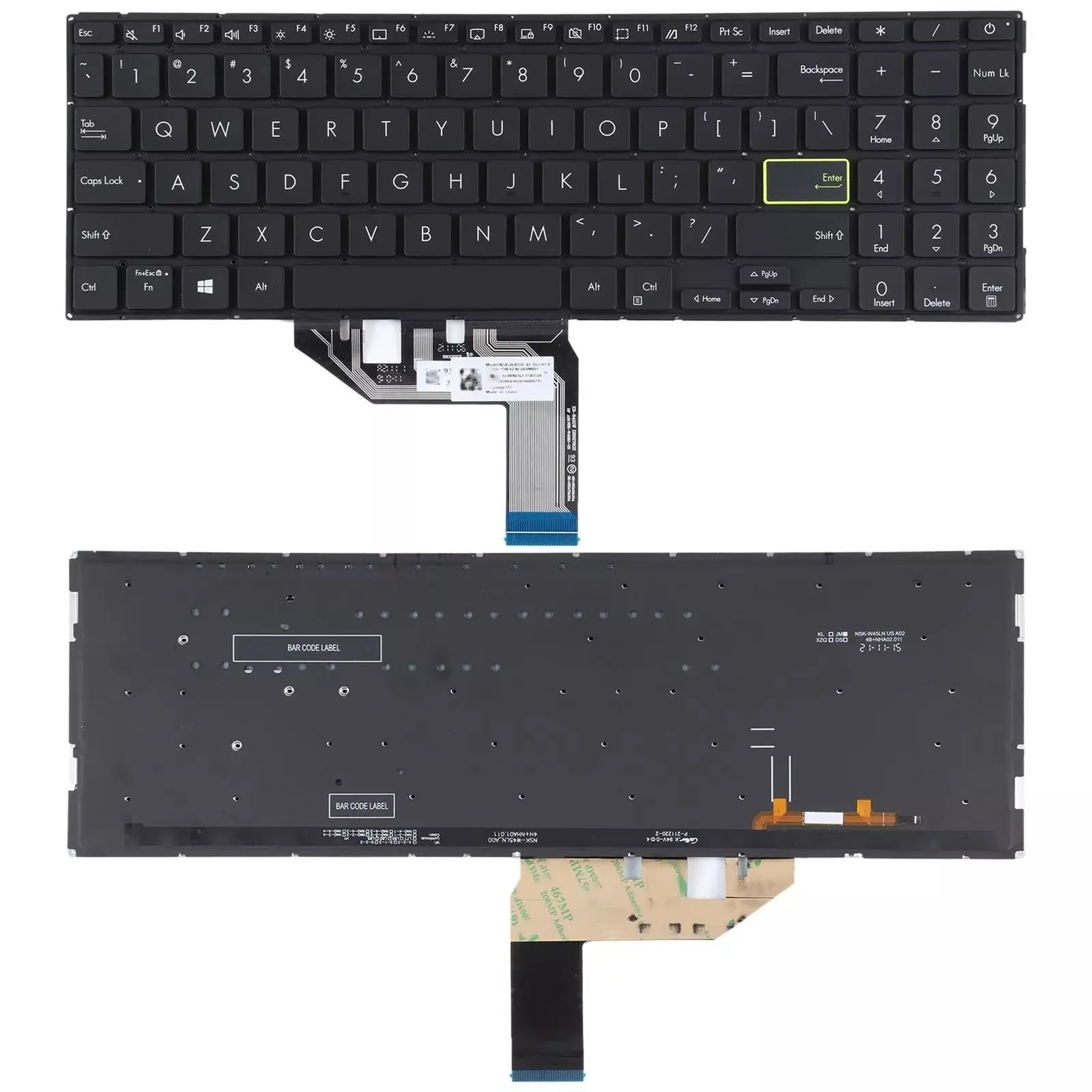 Klawiatura dla Asus Vivobook S15 X513 D513 S513 M513 F513 K513 R513 US