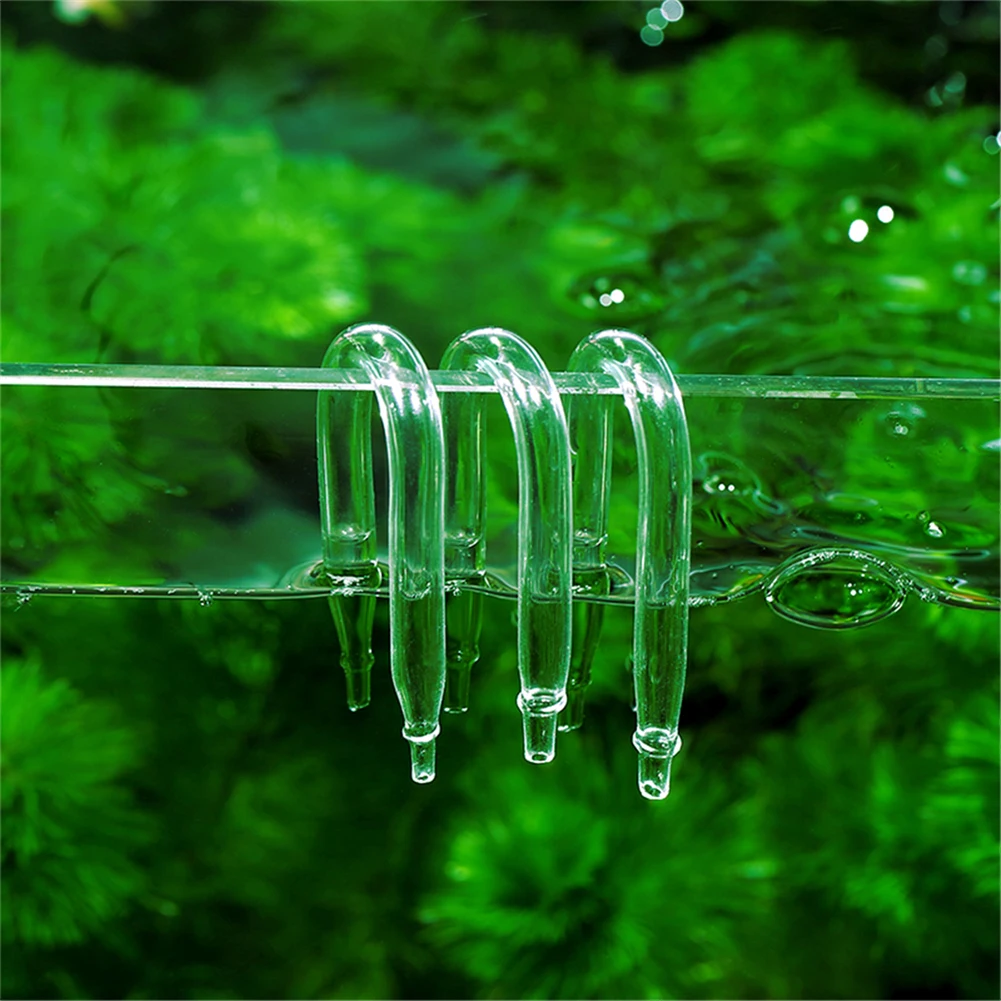 Transparentes Glas CO2 Refiner U-förmigen Luftrohr verbinder Aquarium Aquarium Ausrüstung n Aquarium Zubehör Haustier zubehör