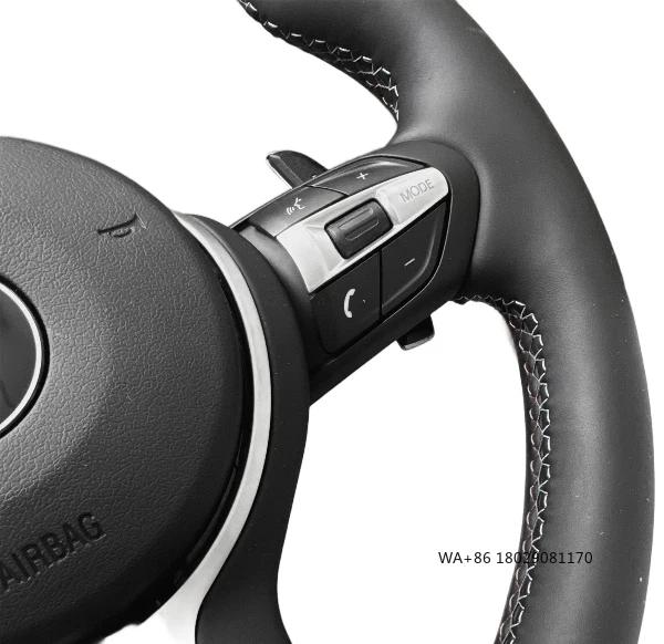 عجلة القيادة عجلة القيادة نمط مزدوج ل M3 M5 X1 X2 X3 F30 F10 F20 F80 F35 عجلة القيادة #4