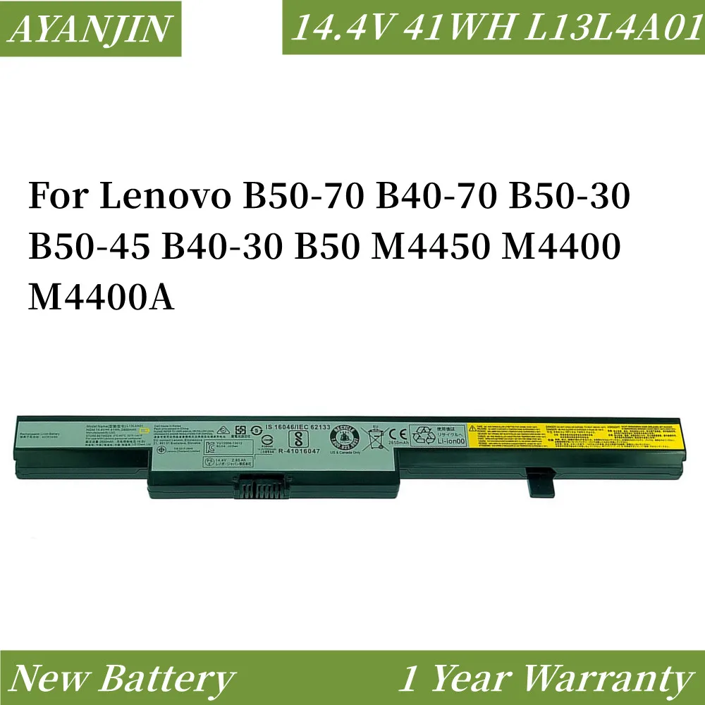 14.4V 48WH 2800mAh L13L4A01 Per Lenovo B50-70 B40-70 B50-30 B50-45 B40-30 B50 n40 n40-70 L13S4A01 L13M4A01 batteria Del Computer Portatile