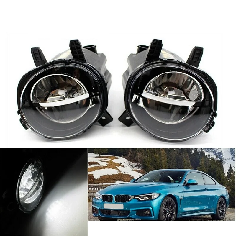 

2Pcs LED Fog Lights Foglight Fog Lamp For BMW 3 Series F30 F35 LCI 320i 328d 330e 2012 2013 2014 2015 2016 2017 2018 Car Produts