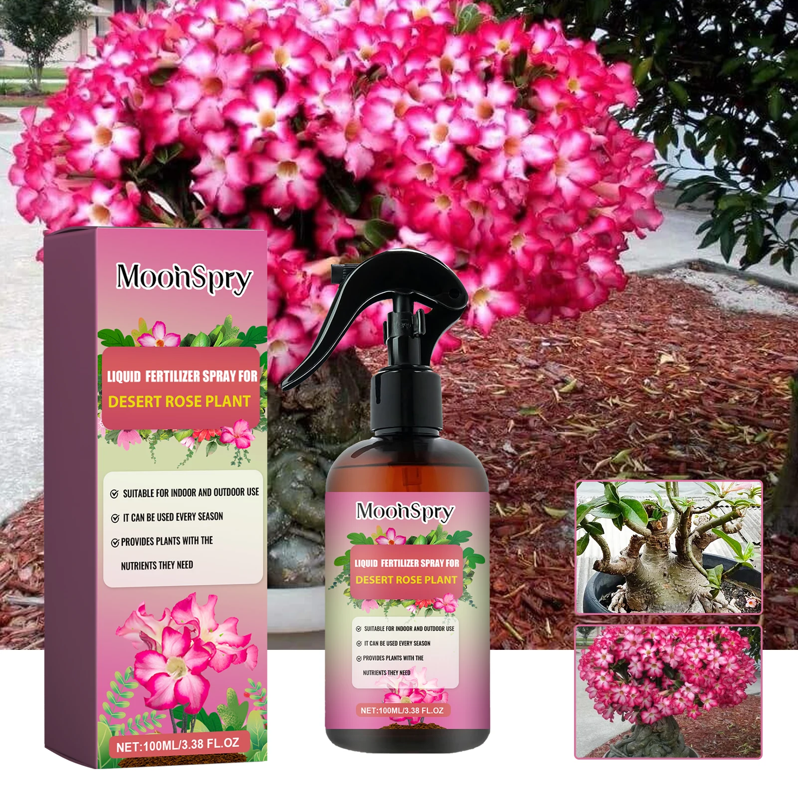 Desert Rose Fertilizer Spray; Desert Rose Special Fertilizer Soil Nutrient Seedling Strengthening Fertilizer