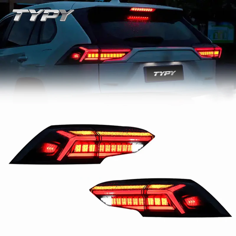 

Car Tail Lamp Rear Lamp Modified LED Tail Light Turn Signal Lamp Brake Light For Toyota Rav4 2020-2022 Taillight