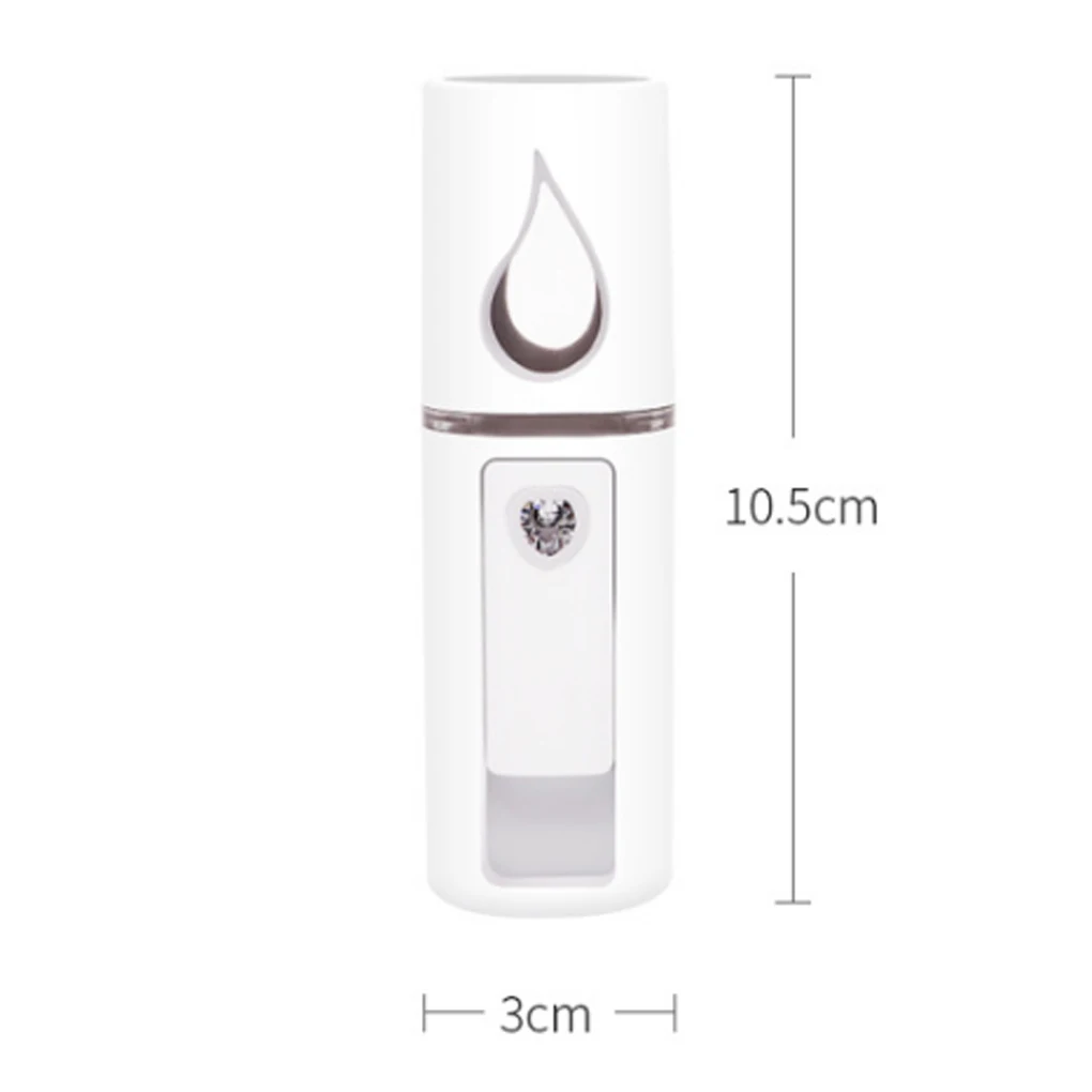 Mini pulverizador de névoa nano vaporizador facial Umidificador USB recarregável Nebulizador hidratante facial Ferramentas de cuidados com a pele de beleza Refrigerador