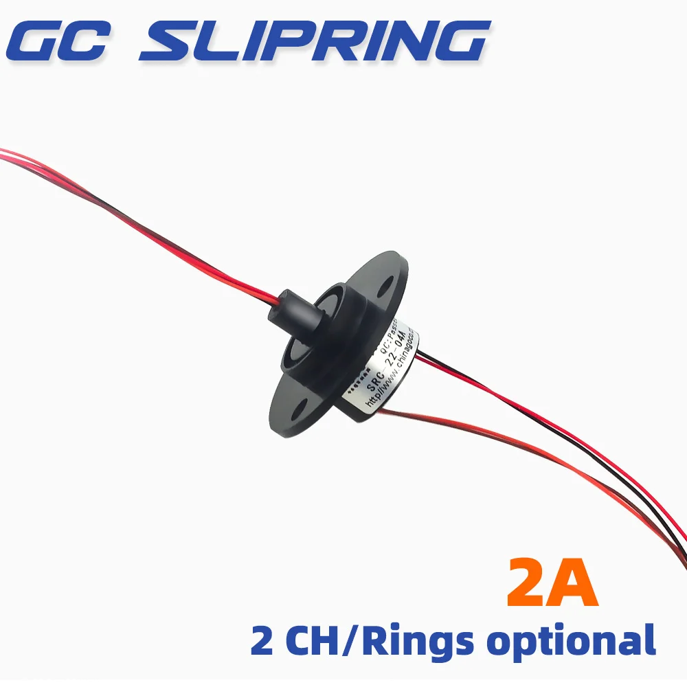 Slip Ring 4rings2A conductive ring, brush rotating connector, collector ring, carbon brush, sliding ring, diameter