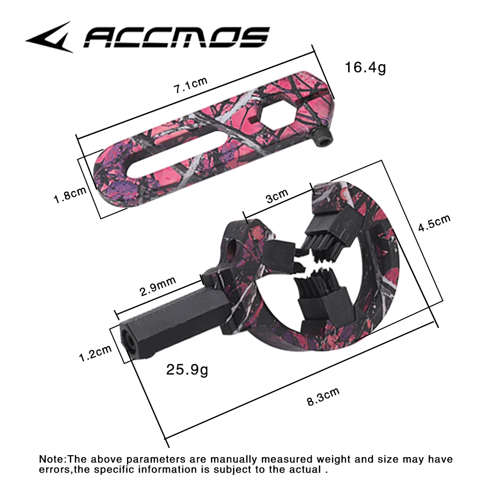 Topoint-Accesorios de arco compuesto TP812 para tiro con arco, brocha, reposamanos, mano derecha o izquierda, tiro con arco, caza