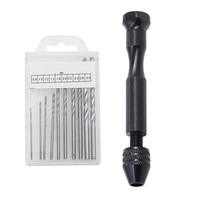 AAAAAA0.3-3.2mmSmallHandDrill Set Woodworking Drilling Tools For Models Hobby DIY Jewelry Craft Hand Manual Drill Bit