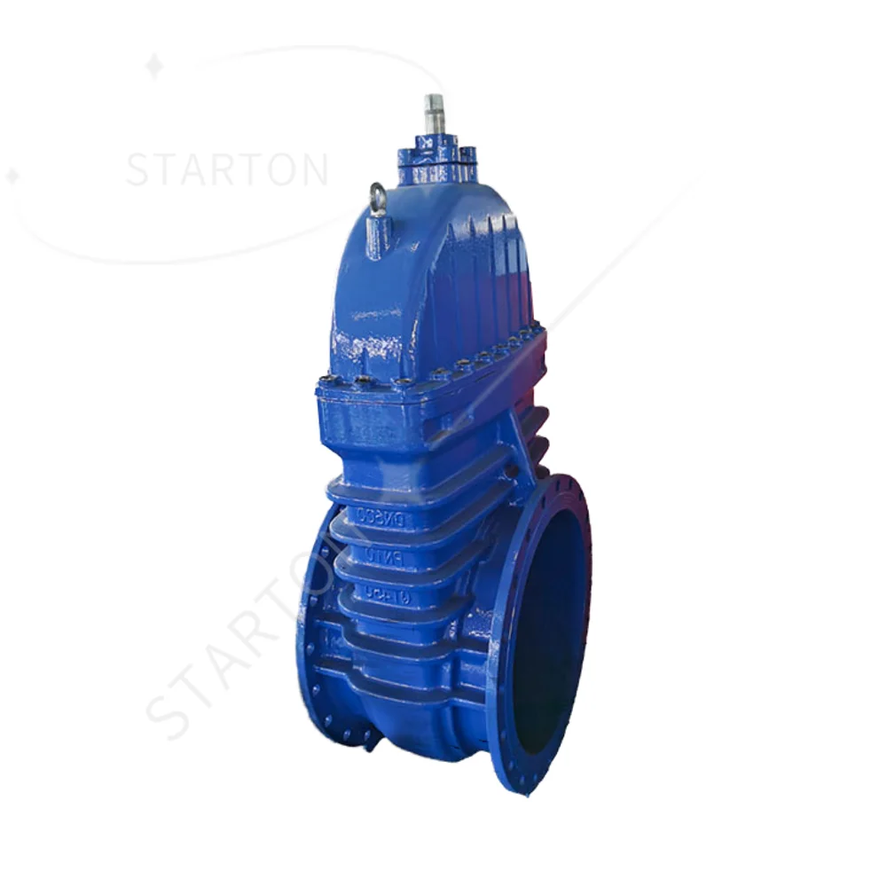 Hard Sealing Big Size Ductile Iron Stem Wedge Flange Type Manual Medium Temperature Resistant Water ISO Certified Gate Valve