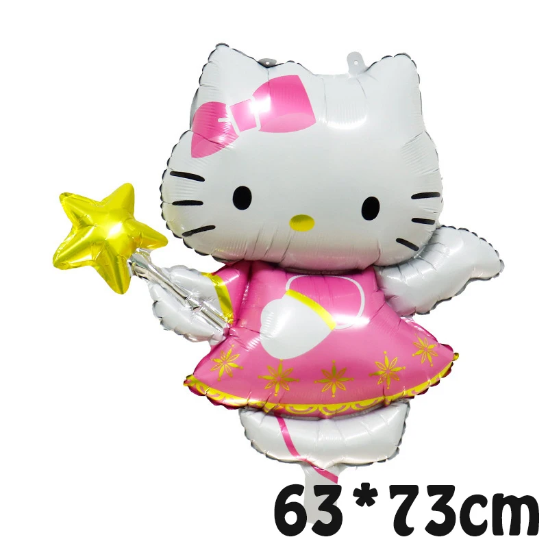 Sanrio Hello Kitty Balloon Children Happy Birthday Party Decoration Hello Kitty Anime Figure Balloons Cute Cartoon Party Supply