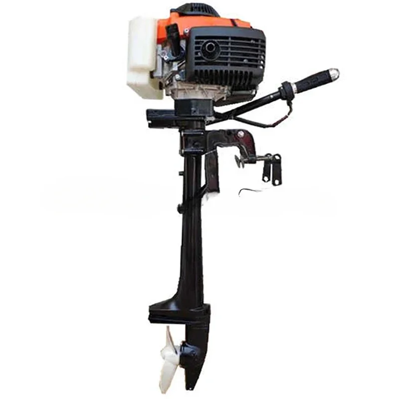 For 62CC Outboard Engine Marine Gasoline Powered Thrusters Paddle Hanging Machine Fishing Boat Motor Propeller Kayak Hanging