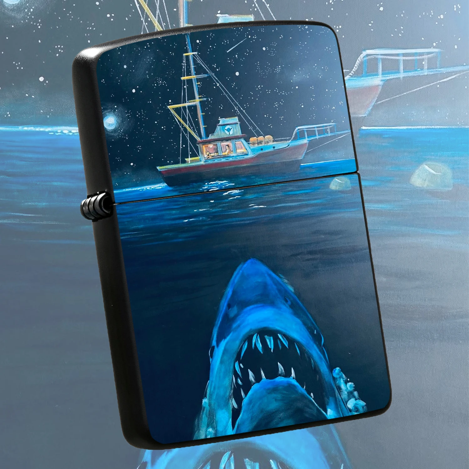 Outdoor Camping Movies - Creative Themed Lighter Starry Night Ocean