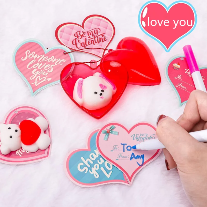 Valentine's Day Toys Stress Relief Toys Party Favors Gift Exchange And Game Prizes Children Sdult Stress Toys Leisure Toys