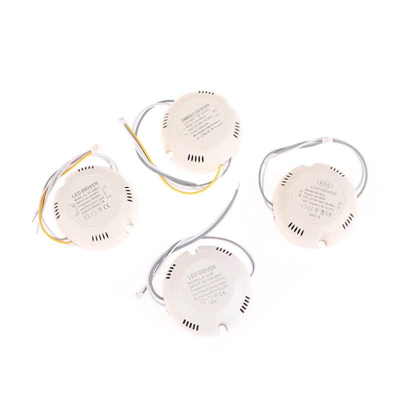 LED Driver Current 240-300mA 8-24W, 25-36W SMD PCB Light Ceiling Power Supply Double Color 3Pin Lighting Transformers AC176-265V