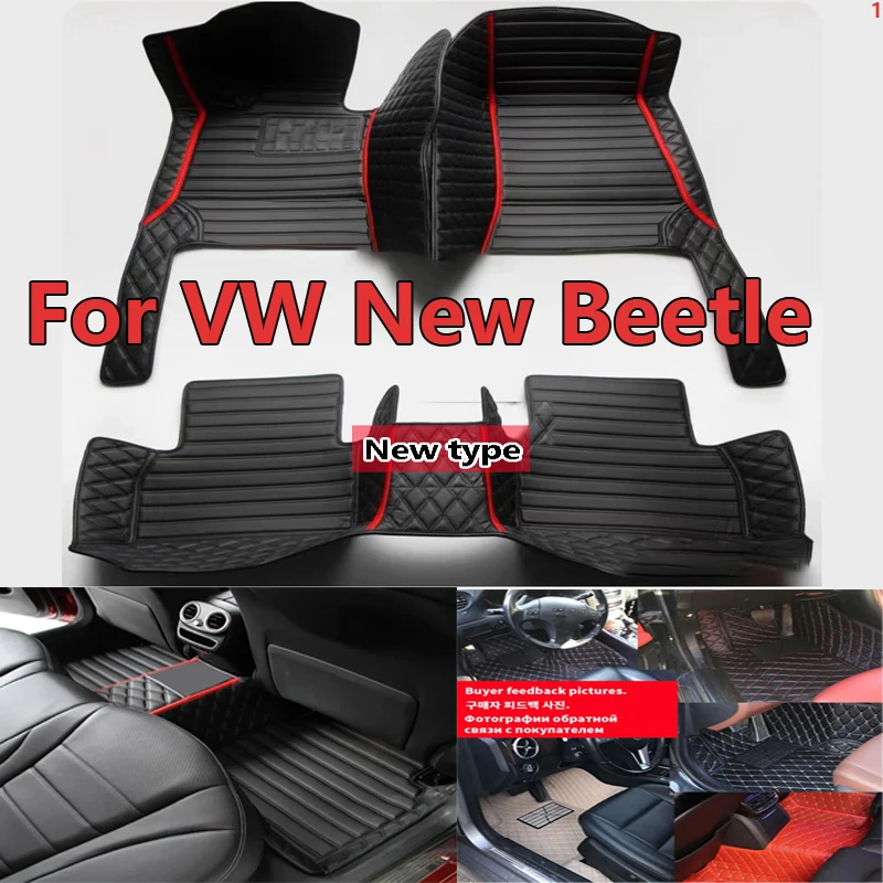 

WYM Car Floor Mats For VW VW New Beetle Convertible 1998~2011 Waterproof Rug Tapetes Para Automovil Car Mats Car Accessories