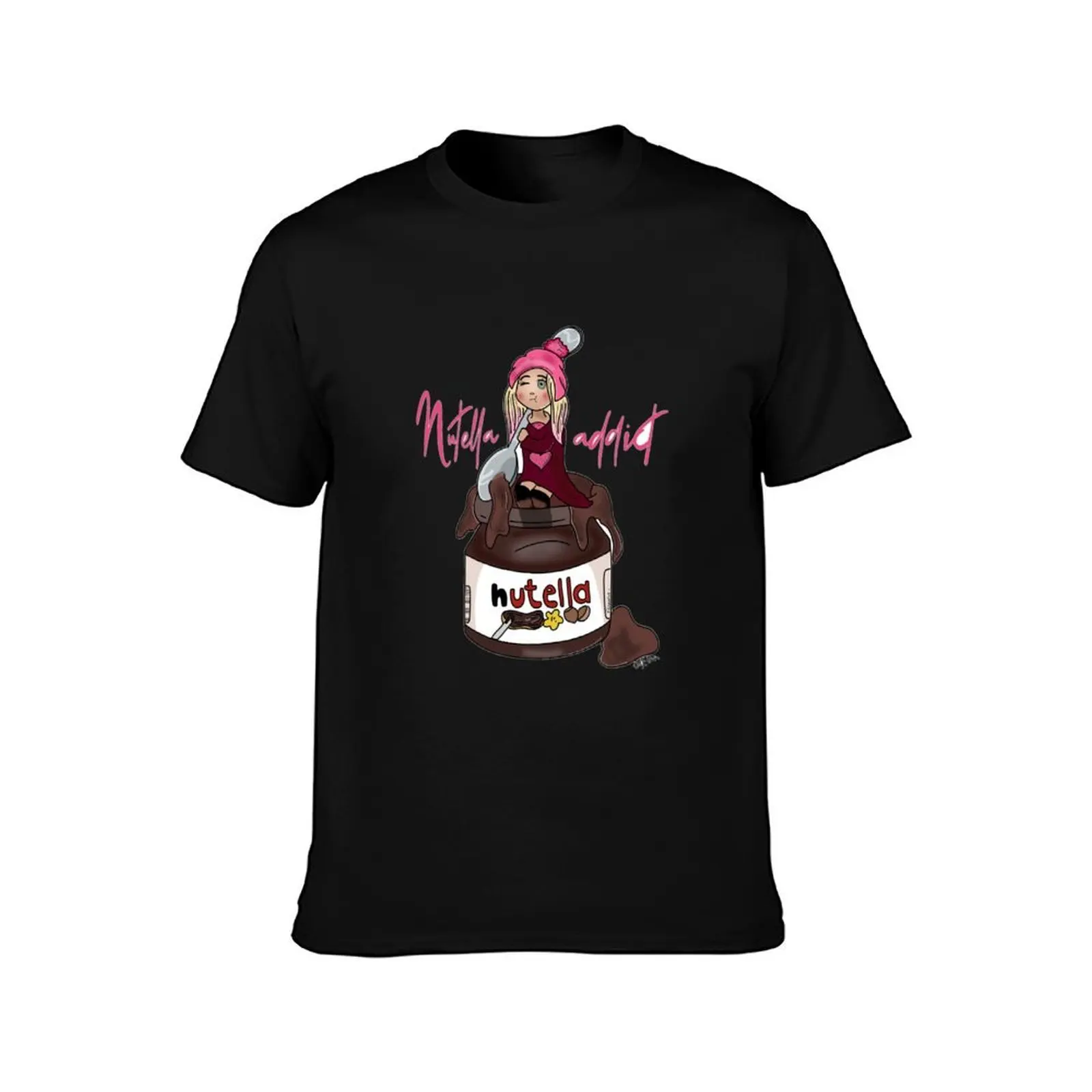 Nutella addict T-Shirt Breathable Workout Short Sleeve Top T-Shirt