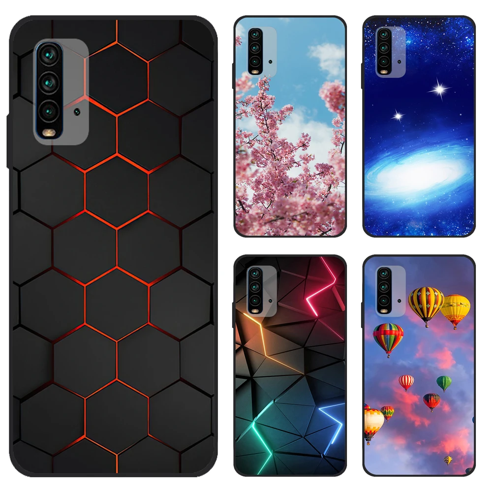 Case For Xiaomi Redmi 9T Case on Redmi 9T Soft Silicone TPU Back Cover Case For Xiaomi Redmi 9T Cool Fashion Bumper Cute Case