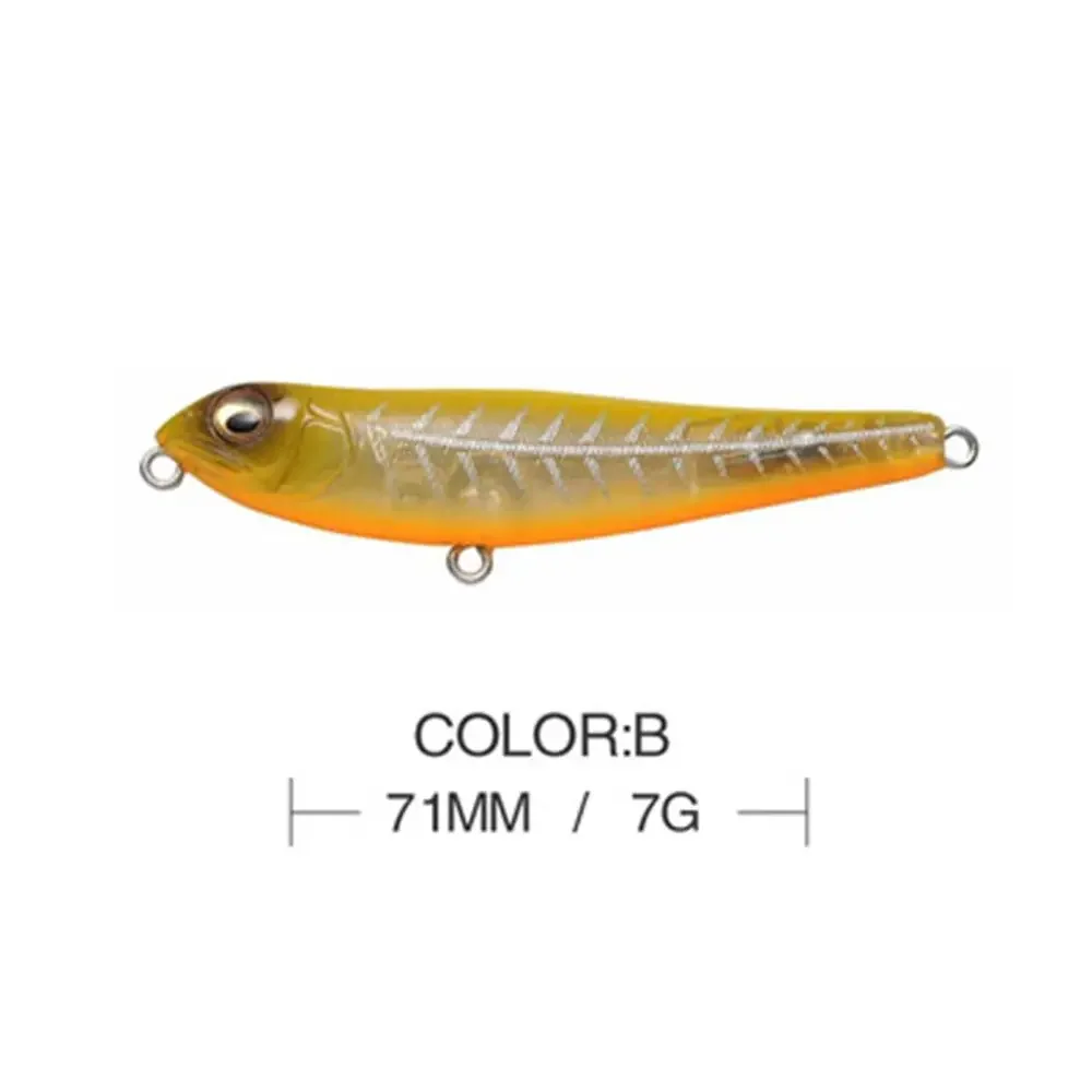 71mm 7g Reals Bleistift Topwater Angelköder Oberfläche Schwimmende Stickbait Wobbler Walking Baits Leurre de Künstliche Harte Köder