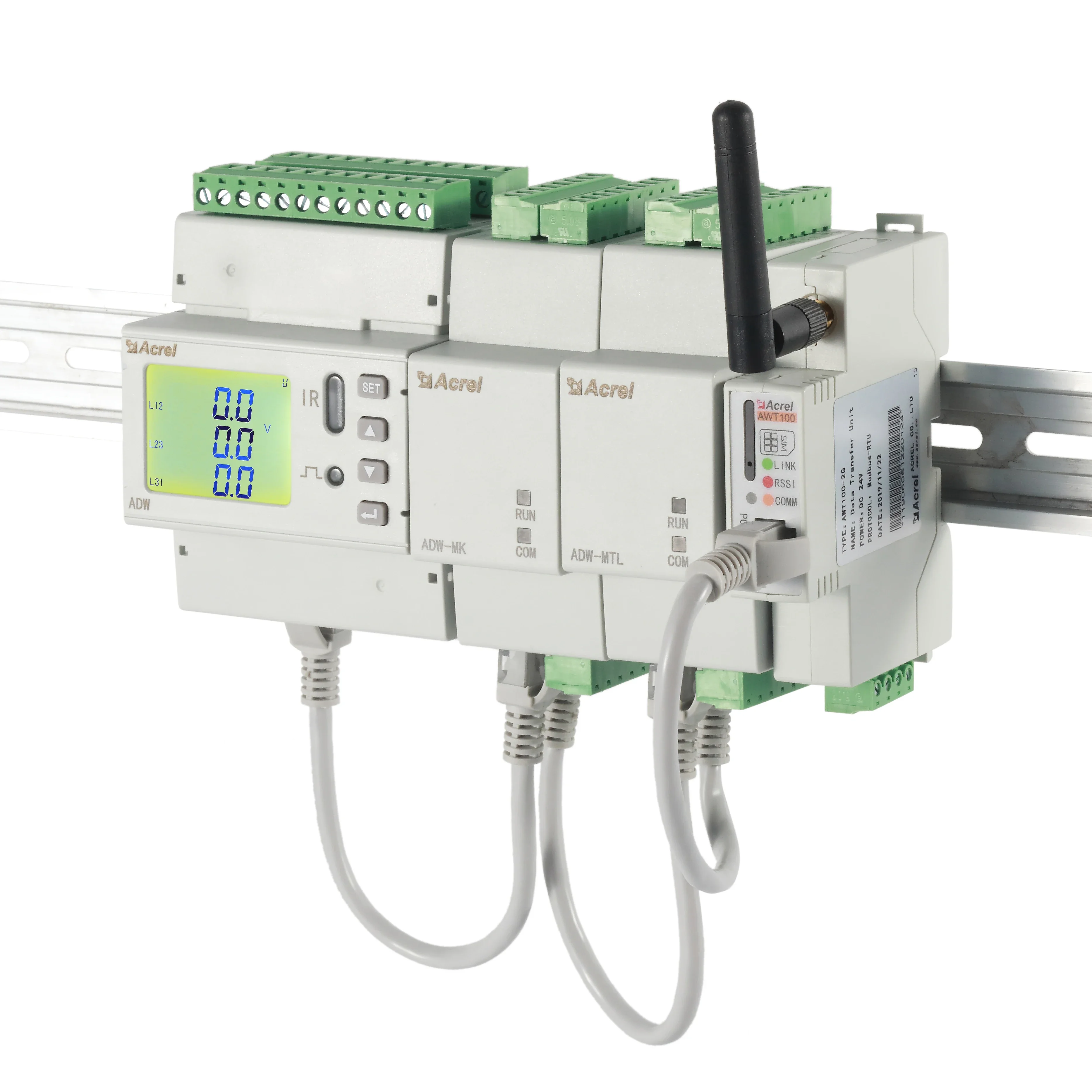 Acrel ADW Series عداد الطاقة متعدد الحلقات 3 مراحل لنظام إدارة الطاقة