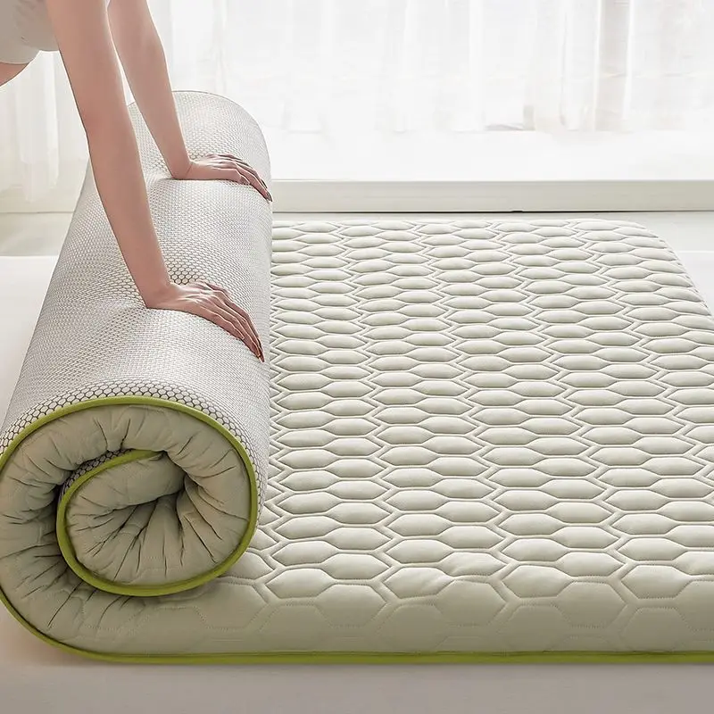 

Latex Mattress Thick Tatami Mat Floor Mat Foldable Tatami Mattress Topper Soft Cushion Bedroom Futon Bed Bedspread Sponge Pad