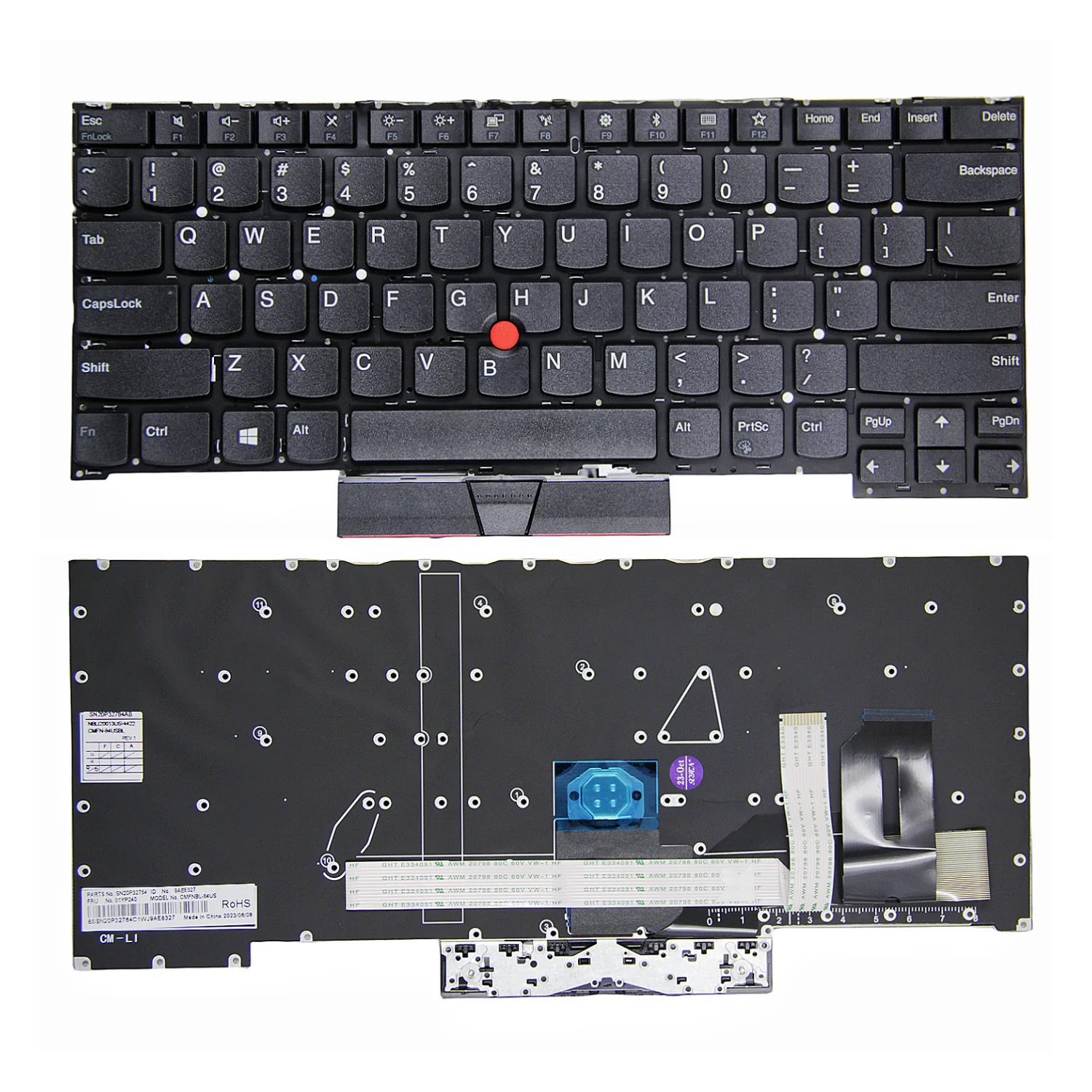 Nuevo Teclado para Lenovo Thinkpad T490S T495S P1 T13S T14S Gen1 X1 Extreme P1 Gen1 Gen2 Gen3 X1 Extreme 1.ª 2.ª generación