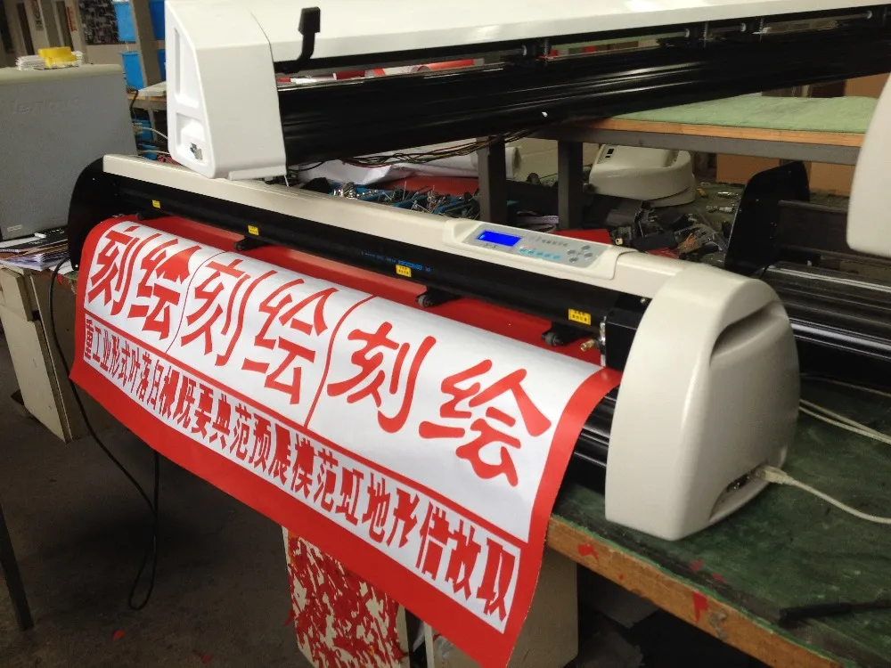 ステッカーカッター 中国製 2フィート 4フィート 720mm 1360mm 自動輪郭カット ビニールカッター プロッターマシン