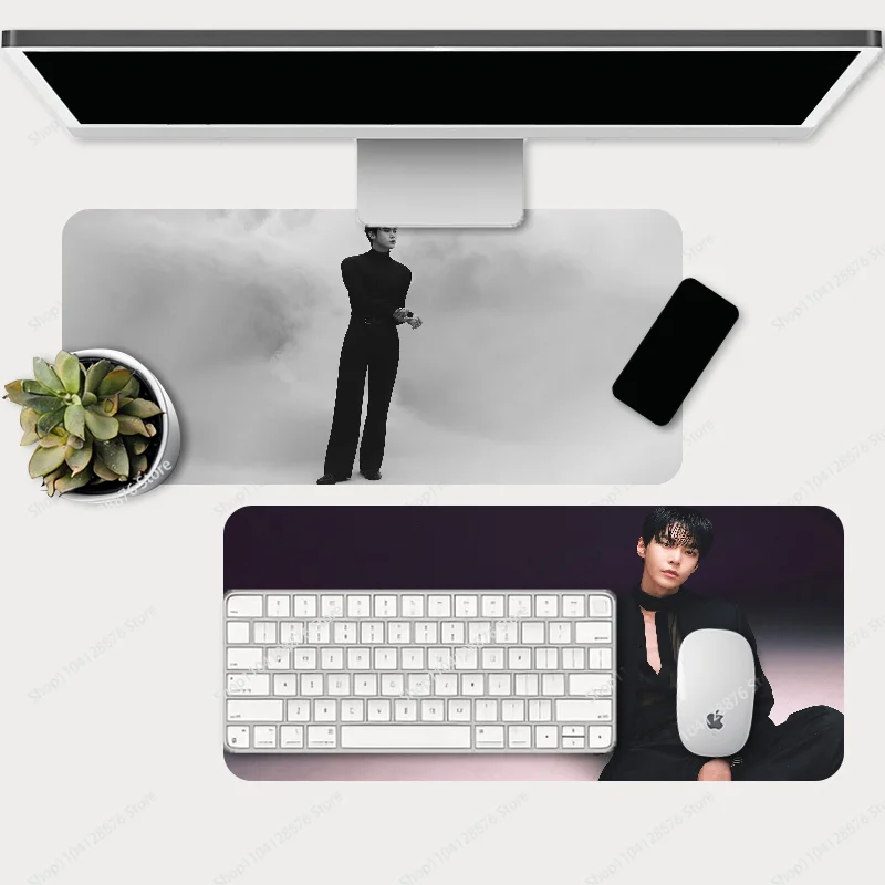 Idol Doyoung Ablum PERFUME Mousepad Gaming Mouse pad Gamer Pc Accessories Deskmat Keyboard Mat Desk Protector Mause Pads