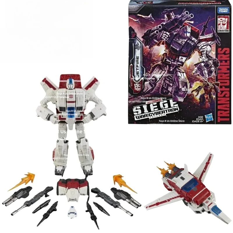 재고 있음 Takara Tomy Transformers War for Cybertron: Siege WFC-S28 Jetfire 액션 피규어 소장 선물 클래식 취미