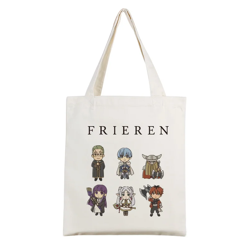 Anime Sousou No Frieren Beyond Journey's End Fern Stark Himmel Eisen Shoulder Bag Cosplay Men Women HandBag Student Storage Bag