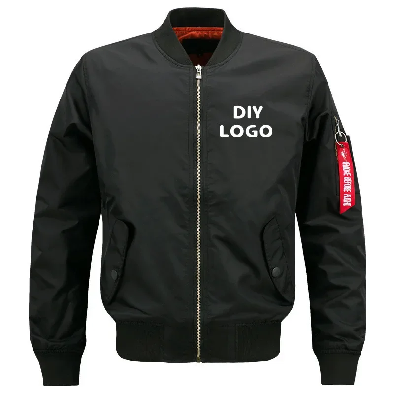 

Custom Design Support Customization Diy Logo Military Outdoor Spring Autumn Winter Man Jacket Coat Ma1 Bomber Jacket for Men