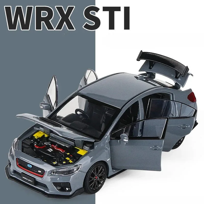 1:32 Subaru WRX STI Alloy Sports Car Diecast Metal Scale Car Model
