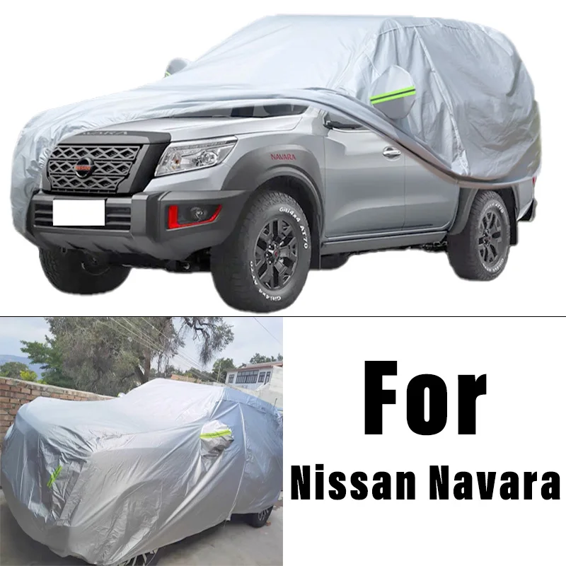 

For Nissan Navara Outdoor Protection Full Car Covers Snow Cover Sunshade Waterproof Dustproof Exterior Car Accessories