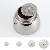 2/3/4/6/9Cups Coffee Filter Plate Stainless Steel Moka Pressed Powder Decrement For EspressoFor Home Office Coffee Bar