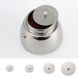 6 Cups Coffee Filter Plate Stainless Steel Moka Pressed Powder Decrement For EspressoFor Home Office Coffee Bar