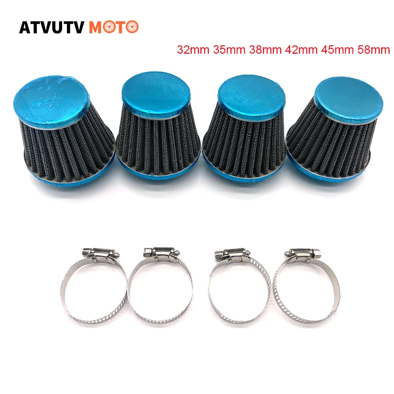 1pcs Universal 32mm 35mm 38mm 42mm 45mm 58mm Mushroom Head Carburetor Air Filter Cleaner For ATV UTV Quad Dirt Pit Bike