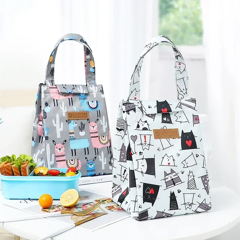 أكسفورد القماش معزول حقيبة الغداء نزهة الجليد حزمة علب الاغذية حقيبة سفر مقاوم للماء التخييم الغذاء شرب حقيبة للحفاظ على البرودة الكبار الاطفال