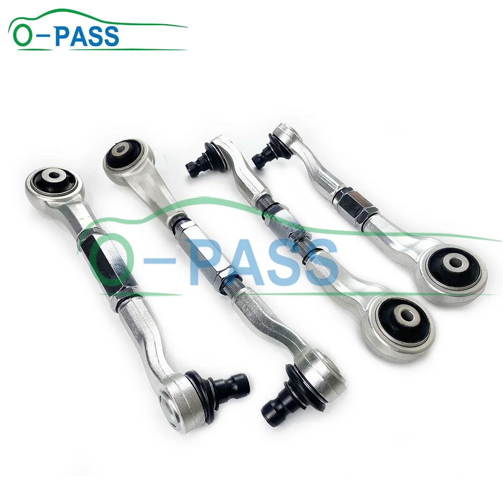 OPASS Front Camber Control arm For AUDI A6 4F C6 A8 D3 4E RS6 VW Phaeton 3D 4E0407505D 4E0407509D Adjustable Forward Rearward