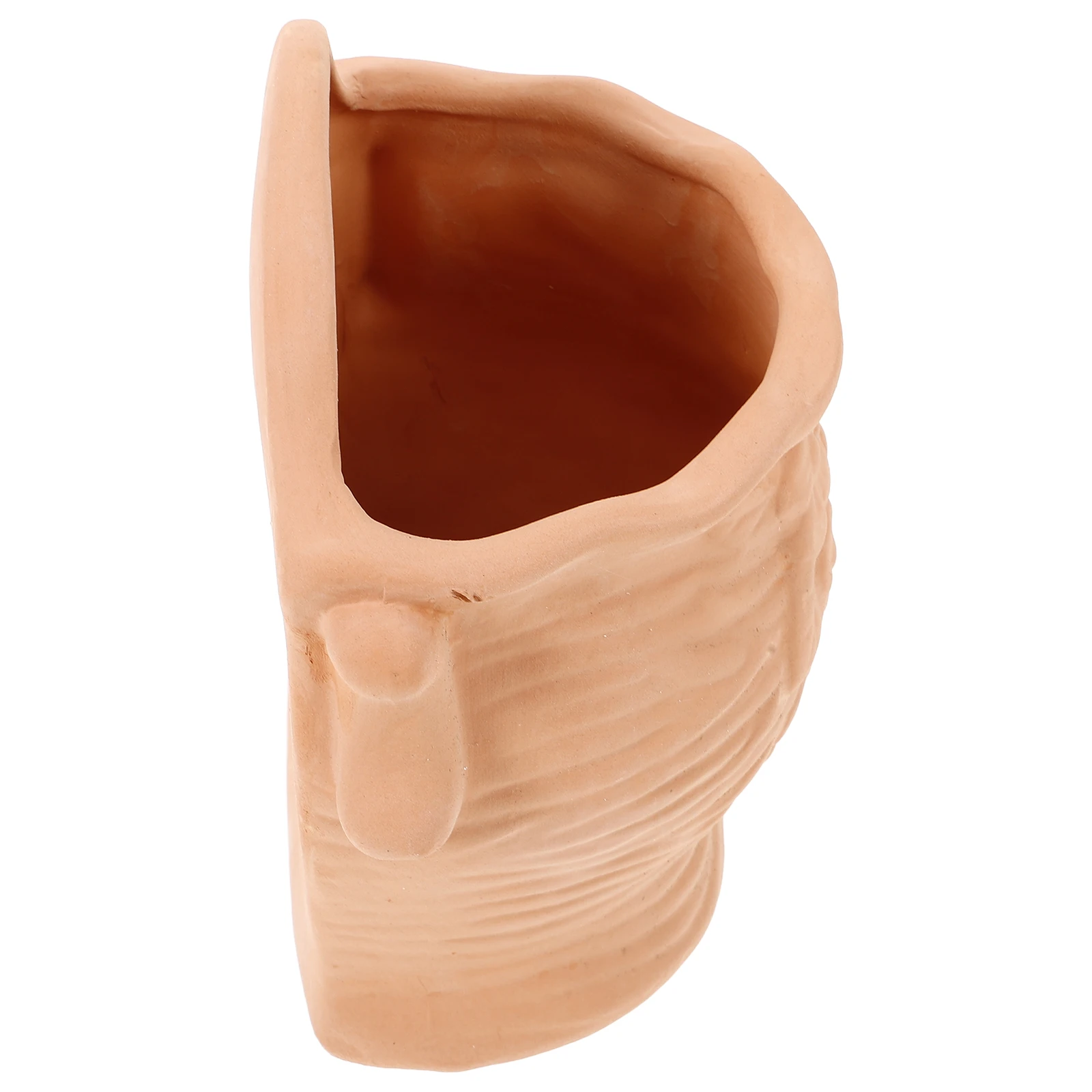 

Hanging Flower Pot Wall Planter Basket Teardrop Shape Succulent Clay Material Durable Garden Planter Balcony
