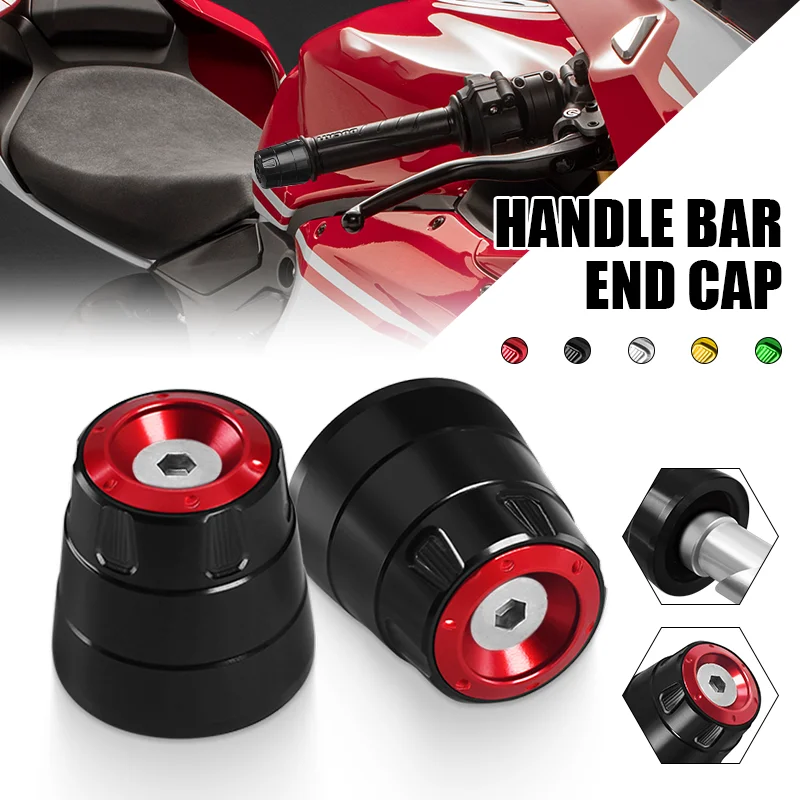 

Universal Motorcycle 22MM Handlebar Grips Cap Handle Bar Ends Cover Counterweight Plugs Slider For CBR650R CBR650F CB650R CB650F