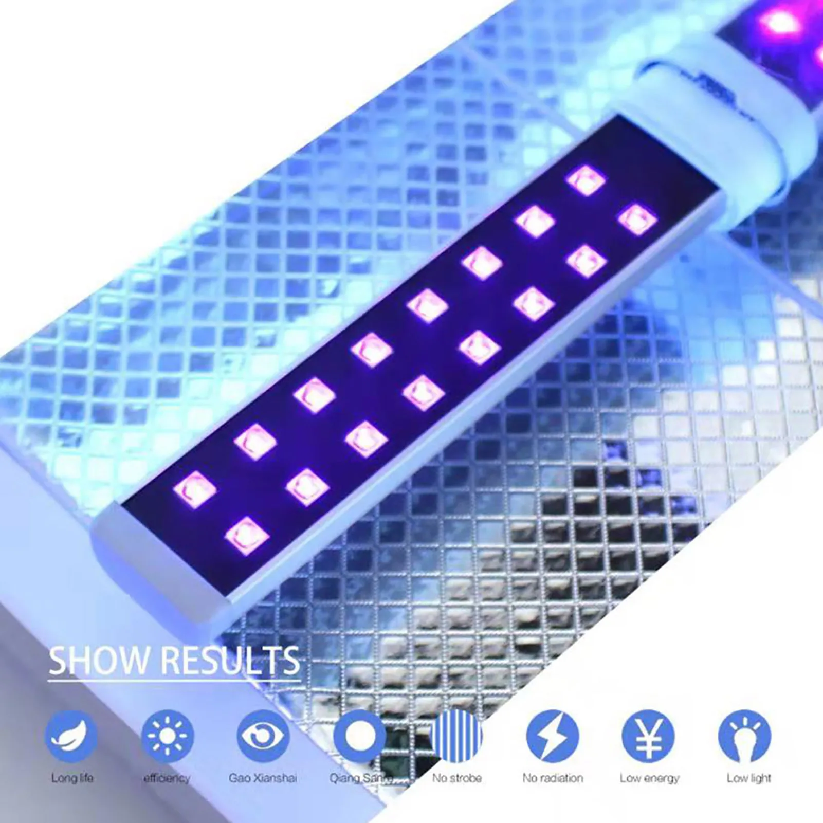 Żarówka UV do lampy UV do manicure, tuba do suszenia żelu do paznokci ZK40 395nm, zamiennik