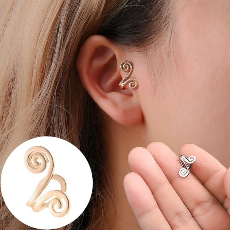 1/2pcs Acupressure Slimming Earrings Non Piercing Healthcare Loss Weight Use Earrings Ear Stud for Women Men Jewelry Accessories