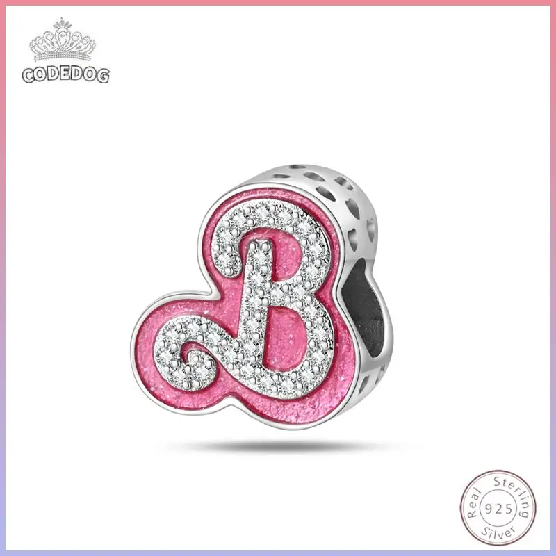 

Горячие 100% стерлингового серебра 925 пробы с буквой B, блестящие циркониевые бусины 3 мм, сделай сам, праздничные изысканные ювелирные изделия, изготовление подарков