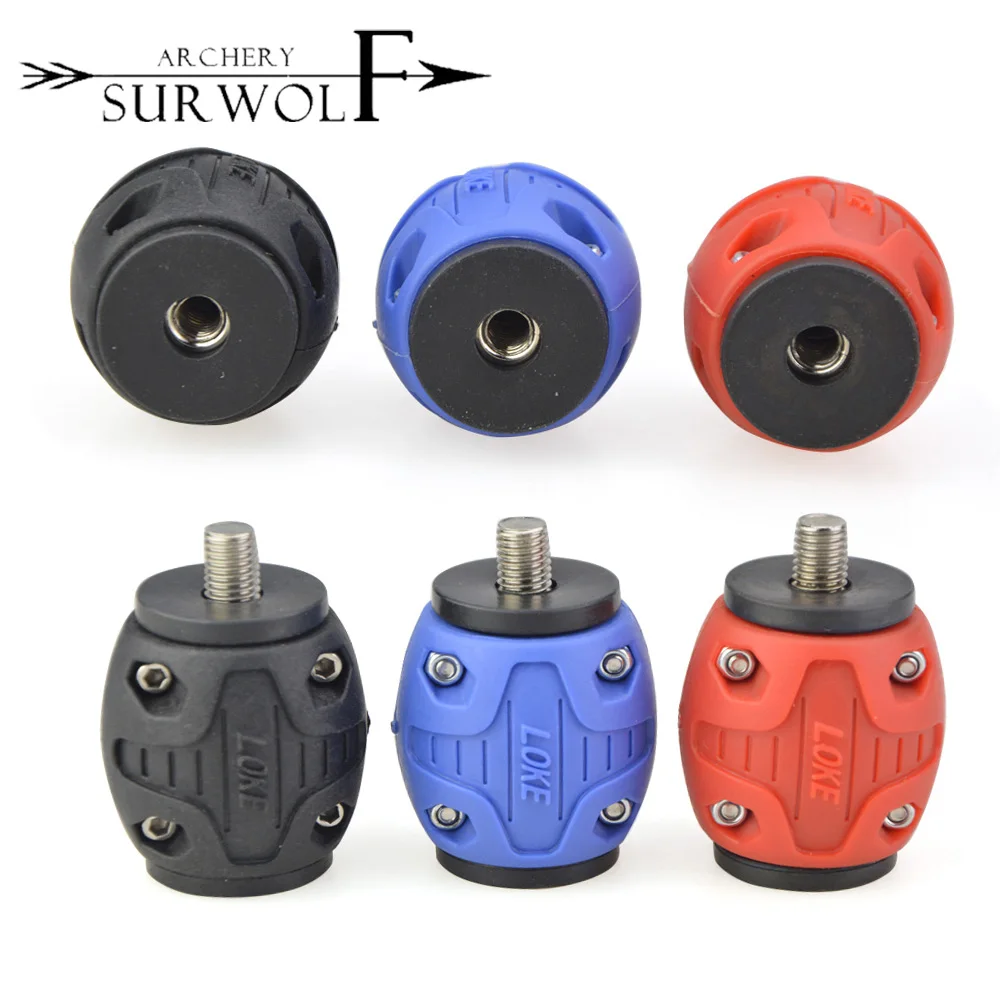 

LOKE Archery Shock Absorber Multi-color Vibration Absorption Sound Reduction Compact Deliacted for Compound Bow Accessories