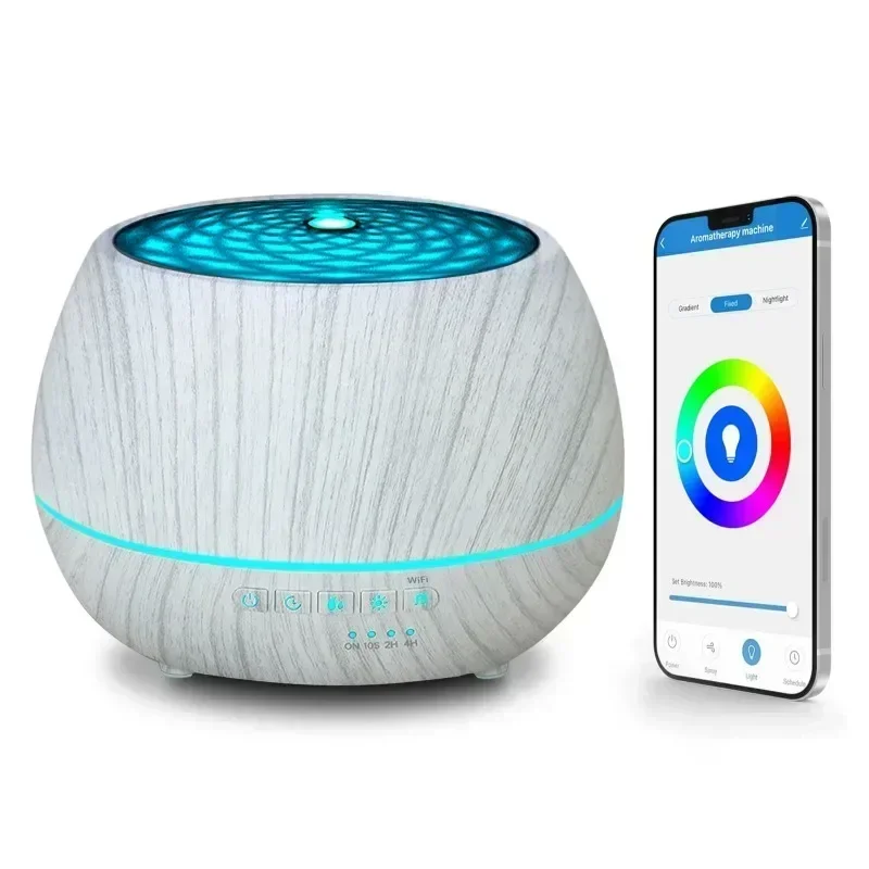 Tuya wifi umidificador difusor de óleo aroma essencial casa inteligente umidificador ar névoa maker ultra sônico para vida inteligente alexa google