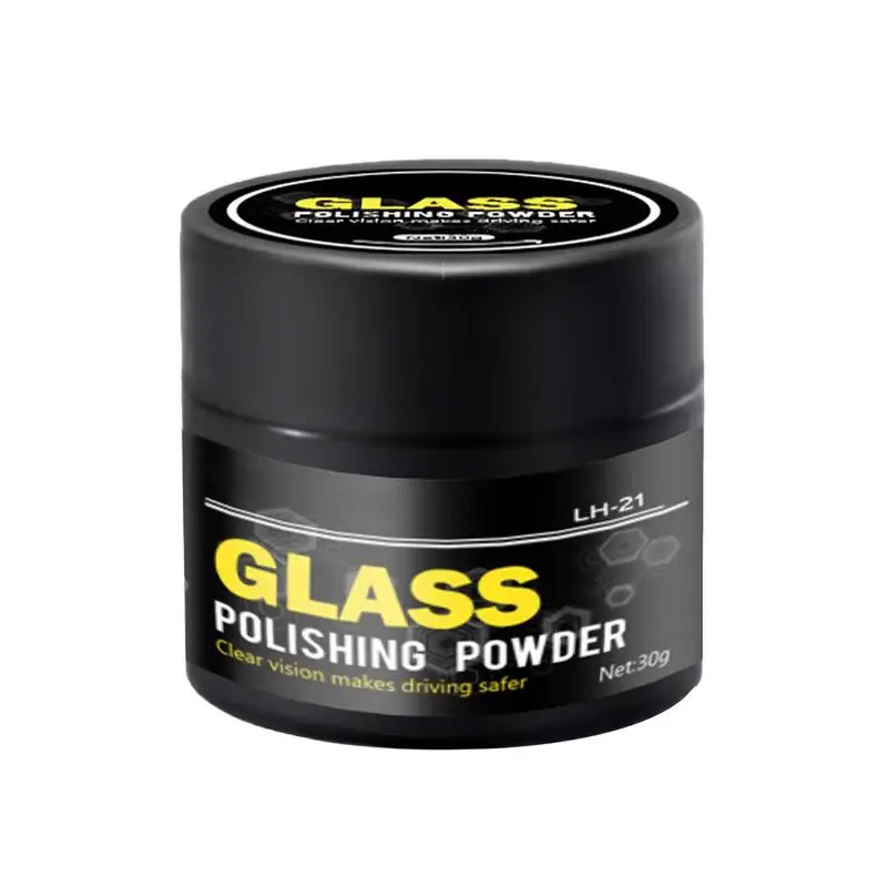 30g Glass Scratch Remover Glasses Window Cleaner Powder Detergent Windshield Polish Car Glass Cleaning Powder Mirror Repair Kit